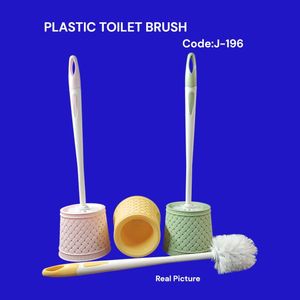 45 cm long toilet brush with holder
