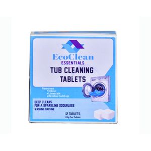 Washing Machine Tub Cleaners 12 Powerful Tablets (20g Each) Eliminates residue, odours, and buildup for a fresher wash