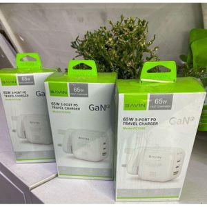 Bavin 65W GaN Fast Charger USB-C PD – Multi-Port Laptop & Phone Charger