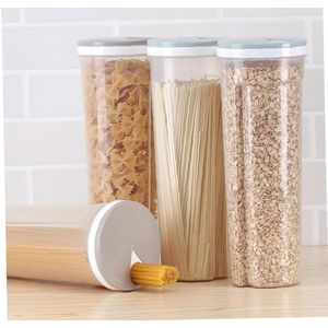 Multi-Purpose Kitchen Pantry Organization And Food Storage For Noodles Beans Spaghetti Pasta Container Storage 