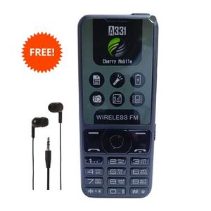 Cherry A331 Tri 1.77" Display Triple Sim Wireless FM/Bluetooth/Earphone Port HD Camera 3000mAh Battery + Free Earphone