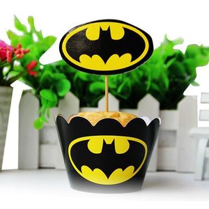 Generic 24pcs/set Lovely Cartoon Cupcake Wrapper Cupcake Batman @ Best  Price Online | Jumia Kenya