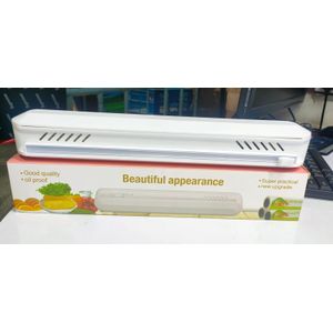 Foil Cling Film Wrap Dispenser Food Wrap Plastic Cutter Kitchen Tool Accessories with Easy Pull, Durable Storage Box, Convenient Kitchen Helper for Cooking, Baking, and Food Preservation