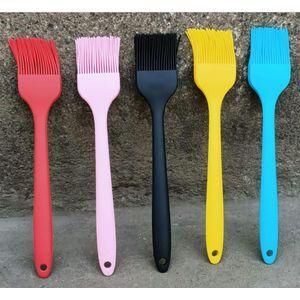 Silicone Heat Resistant Oil Basting Pastry Brush For Barbecue