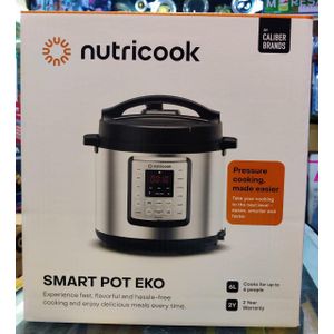 nutricook 6Ltr Pressure cooker Smart Pot Stainless Steel Inner Pot Pre Programmed with Yoghurt Maker Feature 2yr Warranty