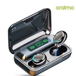 Oraimo Air F9 Pro+ True Wireless Earbuds – Bluetooth 5.3, Deep Bass, Long Battery Life, Touch Control, ENC Mic, Comfortable Fit