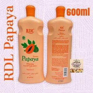 Rdl Papaya Extract Whitening Hand & Body Lotion with Vitamin E-  Moisturizes, Softens, Whitens
