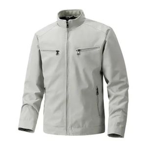 Jackets Waterproof white Corduroy Leather-Look Jacket – Stylish & Warm Casual Outerwear
