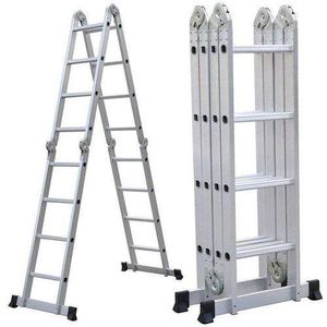 Multifunctional Aluminum Ladder Folding Scaffolding Step Ladder 4.7M 16Feets