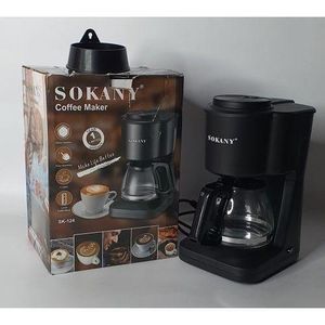 Sokany Coffee Maker SK-124, 1.5L Drip Coffee Machine with Glass Carafe, Programmable Timer, Automatic Shut-Off, Easy-to-Clean Removable Filter, Ideal for Home and Office Brewing