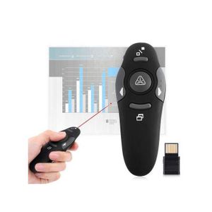 Multimedia Presenter With Laser Pointer & USB Receiver, Control Distance: 15m