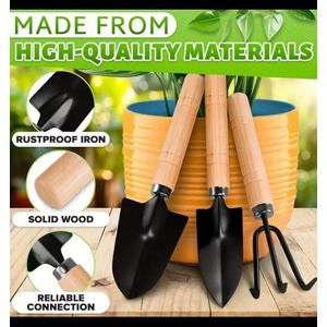 3 piece mini indoor gardening tools set