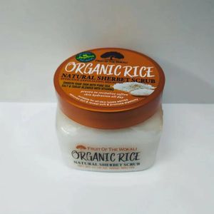Fruit Of The Wokali Organic Rice Natural Sherbet Scrub