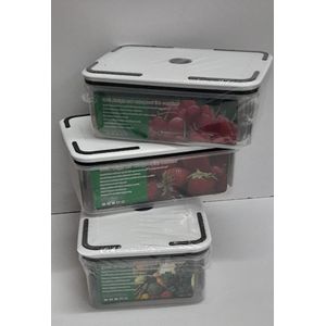 5-in-1 Storage Containers Set – Airtight Kitchen Food Storage Organizer Set