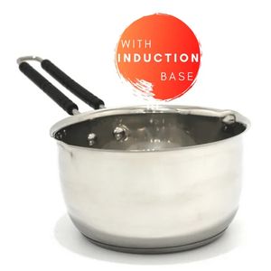 Tisha Quality Stainless Steel Milk Pot With Spout (1L)