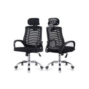 0RTHOPEDIC HEADREST ORG ADJUSTABLE OFFICE CHAIR black..