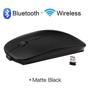 Rechargeable Wireless Bluetooth USB Mouse 2.4Ghz Silent Macbook Optical Mice For Laptop Pc