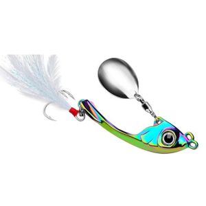 Sougayilang Jigs Fishing Lures 5pcs Sinking Metal Spoons Micro Jigging Bait  for Saltwater Freshwater Fishing