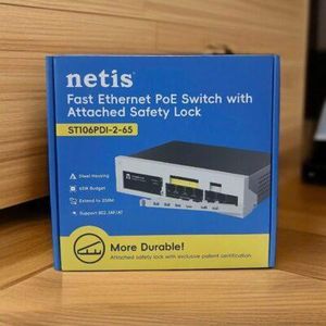 Netis ST106PDI-2-43 6-Port Fast Ethernet PoE Switch 