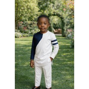 African Heritage Asymmetrical Suit - A Modern Blend of Culture, Style, and Youthful Confidence