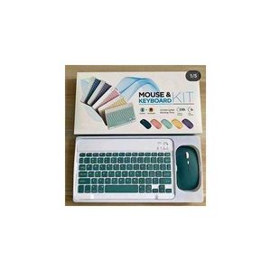 Wireless 2.4G + Bluetooth Dual Mode Wireless Keyboard & Mouse Rechagerable