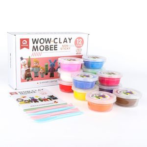 12 Color Plasticine Modelling Clay Set for Kids