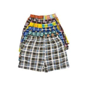 6Pcs Soft Cotton Checked Men's Boxers – Multicolor (Sizes 28-32)