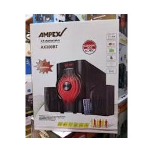Ampex Ax300BT 2.1-channel X-Bass Home Theatre System, 10,000W (PMPO), AC/DC Input , with Bluetooth, USB, SD card, AUX, and FM tuner support, Remote control