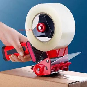 3 Inch Handheld Packing Tape Dispenser Gun Heavy Duty Metal Cutter for Carton Sealing Shipping & Packaging
