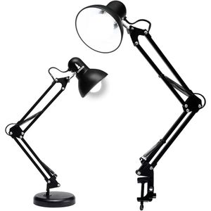 Adjustable Architect Desk Lamp E27 Clamp On LED Reading Study Office Lighting