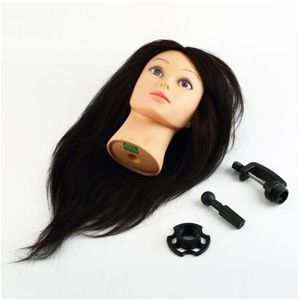 Long Hair Training Head Model Hairdressing Clamp Stand Dummy Practice  Mannequin Doll Hair Hair Braiding Practice Head Real Hair Mannequin Heads