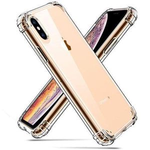 iPhone XS Max Clear Case, Transparent Shockproof Phone Cover with Slim Fit and Scratch-Resistant Design