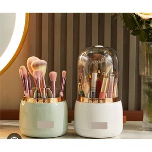 YH2001 Rotary Glam Makeup Brush Organizer 360° Cosmetic Storage Bucket