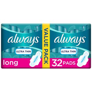 Always Ultra Long Mega Savings Pack - 32 Sanitary Pads
