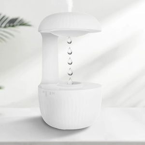Anti-Gravity Water Droplet Humidifier – Ultrasonic Mist with Optical Illusion Flow Design