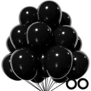 100PCS black Colorful Balloons Party Decoration Latex Balloons