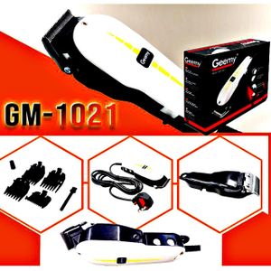 Geemy 1021 Electric Hair & Trimmer Shaving Machine 