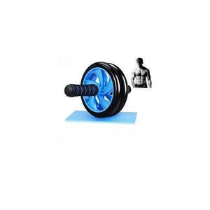 AB Wheel Double Wheel Abs Roller For Core and Abdominal Training + Free 6mm Knee Support Foam Mat