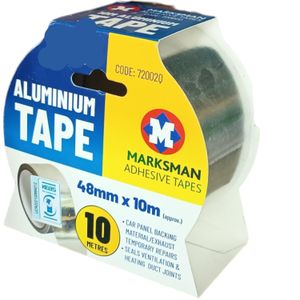 ALUMINIUM TAPE Car Panel Backing Material Exhaust Temporary Repairs SEALS Ventilation Heating Duct Joints cf