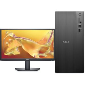 DELL Pro Tower Essential (QVT1260), Intel Core i5-14400, 8GB RAM, 512GB SSD, Ubuntu, 21.4" FHD Monitor, Black