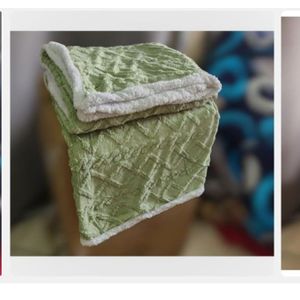 Fleece Sherpa Warm Woolen Throw Blanket 