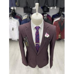 Men’s Burgundy Formal Blazer – D’S Damat