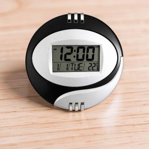 	Durable Quality LCD Display Minimal Design Digital Table and Wall Mount Clock 