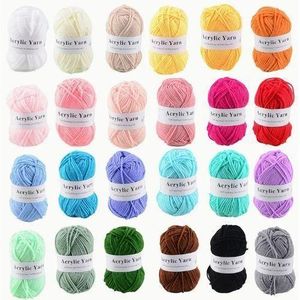 24 Pcs Hand Knitting Yarn Set - 24PCS