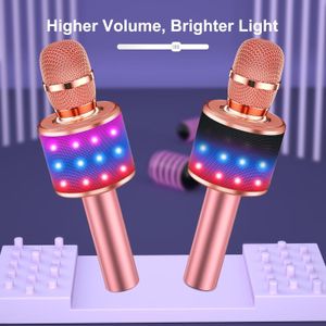 Handheld Bluetooth Karaoke Mic – Portable Speaker with Echo Effect