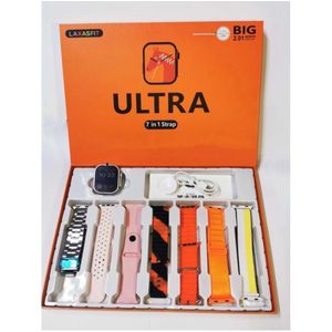 Smartwatch latest ultra 7 in 1 watch straps, wireless charging cable, Customizable bracelet