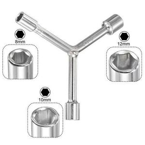 Y Spanner 3 Way Socket Wrench Tool 8mm 10mm 12mm