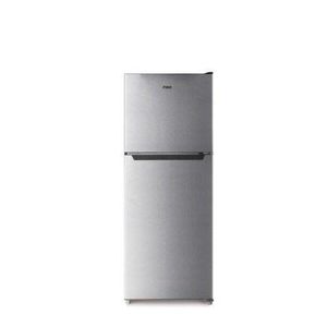 Mika 211 Litre Double Door Refrigerator - Direct Cool, 2 Star Energy Rating, Frost Free, Glass Shelves - Silver