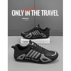 MEN ASSKLO Large size 41-46 New PU Leather Shoes trendy genuine versatile wear-resistant breathable board shoes MensTrendy Sport Sneaker Lace Up Footwear military training soft soled sports leisure shoes