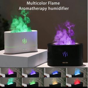 Multicolor Flame Effect Aromatherapy Humidifier